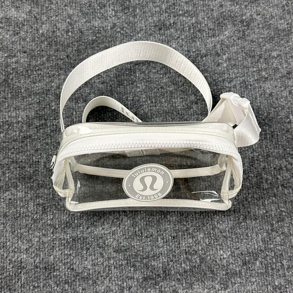 Lululemon Everywhere Belt Bag 1L Clear White Trim Stadium Event Casual Comfy - Picture 4 of 13